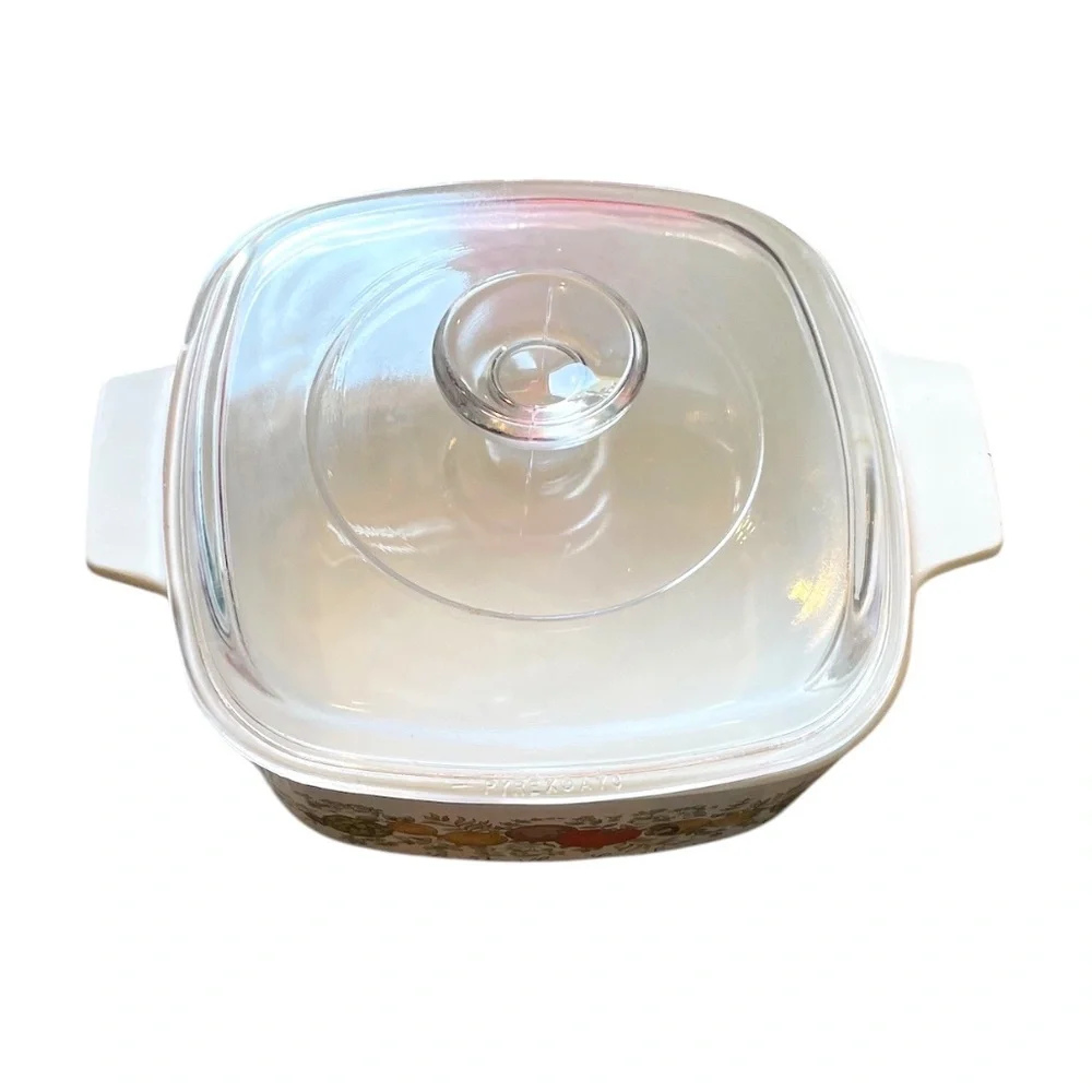 Corningware Le Persil La Sauge Spice of Life Bake‎ Dish W/ Pyrex Lid